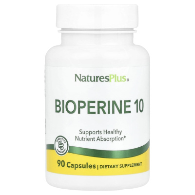 NaturesPlus Bioperine 10 (10 мг в капсуле) 90 капсул 