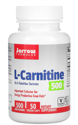 Jarrow Formulas L-Carnitine 500 (L-карнитин) 500 мг 50 растительных капсул
