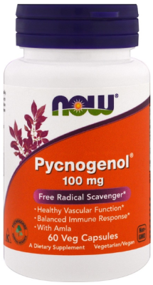 NOW Pycnogenol (Пикногенол) 100 мг 60 капсул