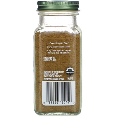Simply Organic  Cumin (Тмин) 65 г