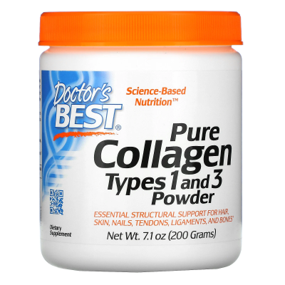 Doctor's Best Collagen Types 1 & 3 Powder (Коллаген тип 1 и 3 порошок) 200 гр