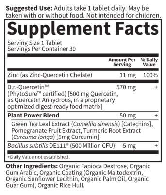 Garden Of Life Dr Formulated Quercetin Recovery (Кверцтин комплекс) 500 мг 30 вег таблеток