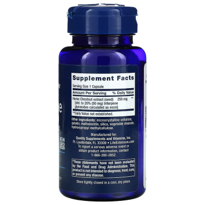 Life Extension Venotone (стандартизированный экстракт конского каштана) 60 капсул