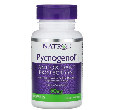 Natrol Pycnogenol 50 мг 60 капсул