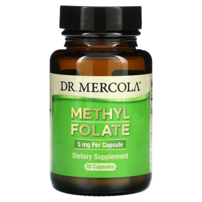 Dr. Mercola Methyl Folate 5 мг 30 капсул