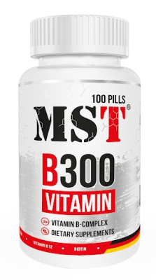 MST Vitamin B300 Complex (Комплекс Витаминов группы В) 100 таблеток