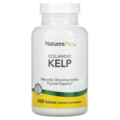 NaturesPlus Icelandic Kelp (Исландские бурые водоросли) 300 таблеток