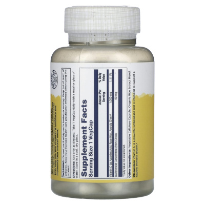Solaray Vitamin C with Bioflavonoid Concentrate 1000 мг 100 капсул