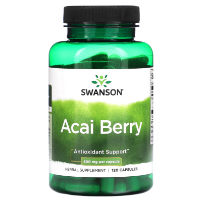 Swanson Acai Berry (Ягоды Асаи) 500 мг 120 капсул