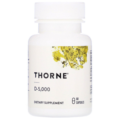 Thorne Research D-5000 125 мкг (5000 МЕ) 60 капсул
