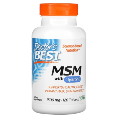 Doctors Best МСМ с OptiMSM 1500 мг 120 таблеток