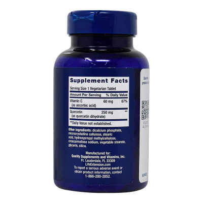 Life Extension Quercetin & Vitamin C 60 таблеток 