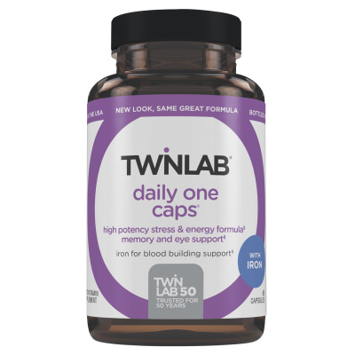 Twinlab Daily One Caps With Iron (Витаминный комплекс с железом) 90 капсул