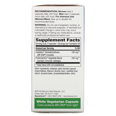 Nature's Way DIM-plus метаболизм эстрогенов 120 капсул