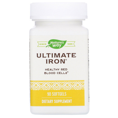 Nature's Way Ultimate Iron (Железо) 90 капсул