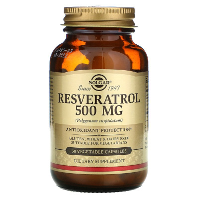 Solgar Resveratrol (Ресвератрол) 500 мг 30 капсул