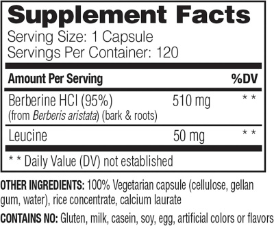 Enzymedica Berberine (Берберин) 120 капсул