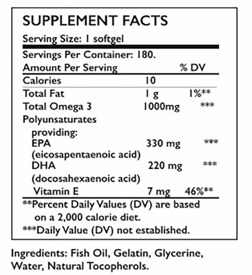 Elementum Omega 3 (Омега 3) EPA/DHA 330/220 90 капсул