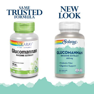 Solaray Glucomannan Rhizome Extract 600 мг 100 капсул