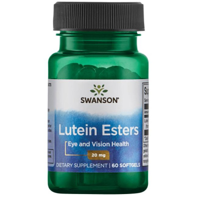 Swanson Lutein Esters (Лютеин) 20 мг 60 гелевых капсул