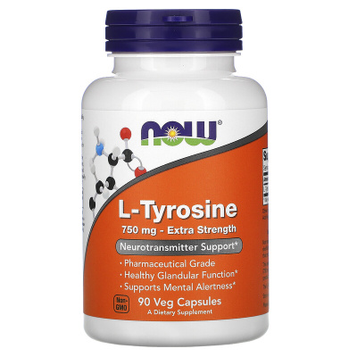 Now Foods L-Tyrosine (L-Тирозин) 500 мг 120 капсул