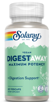 Solaray Vegan Digestaway Digestive Plant Enzyme (Растительные ферменты) 60 капсул