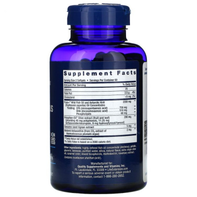 Life Extension Super Omega-3 Plus 120 капсул, срок годности 07/2025