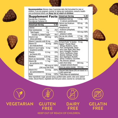 Nature's Way Alive!  Women's 50+ Multivitamin Gummy (мультивитамины для женщин после 50 лет) ягодный микс 130 жевательных таблеток