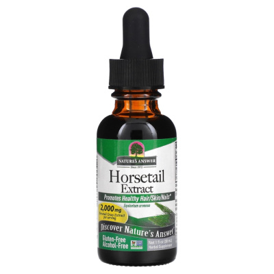 Nature's Answer Horsetail Extract (экстракт хвоща) без спирта 2000 мг 30 мл (1 жидк. унция)