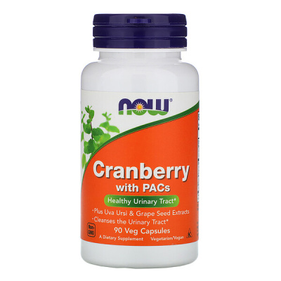 NOW Cranberry with PACs (Клюква с проантоцианидинами) 90 капсул