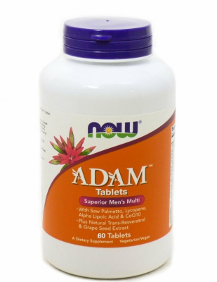 Now Foods ADAM Superior Men's Multi (Витаминно-минеральный комплекс для мужчин) 60 таблеток
