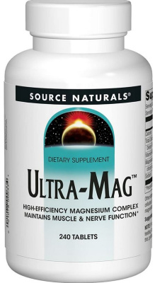 Source Naturals Ultra-Mag (Магниевый комплекс с витамином B6) 240 таблеток