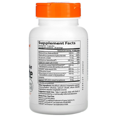 Doctor's Best Comprehensive Prostate Formula (комплексная формула здоровья простаты) 120 капсул