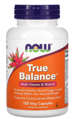 NOW True Balance Multi Vitamin & Mineral (мультивитаминный и минеральный комплекс) 120 капсул