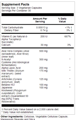 Solaray Total Cleanse Liver Fat Formula (Формула для полного очищения печени от жира) 90 капсул