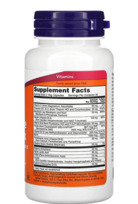NOW Co-Enzyme B-Complex (коэнзим B-комплекс) 60 вег. капсул