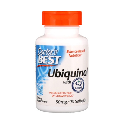 Doctor's Best Ubiquinol with QH Kaneka (Убихинол с QH Kaneka) 50 мг 90 капсул