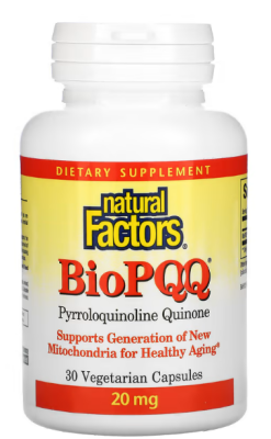 Natural Factors BioPQQ 20 мг 30 вег капсул
