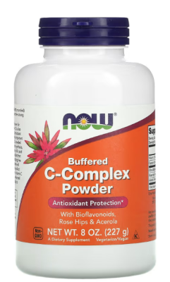 Now Foods Buffered C-Complex Powder (Комплекс аскорбата кальция) 227 гр