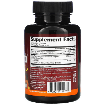 Jarrow Formulas Toco-Sorb (смесь токотриенолов и витамина Е) 60 капсул