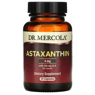 Dr. Mercola Astaxanthin (Астаксантин) 4 мг 30 капсул