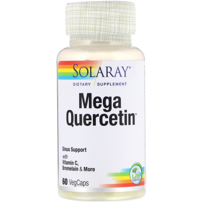 Solaray Mega Quercetin (Мега-кверцетин) 60 капсул