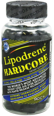 Hi-Tech Lipodrene Hardcore 90 таблеток