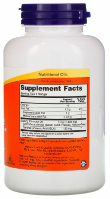 Now Foods Super Primrose Evening Primrose Oil (Масло примулы вечерней) 1300 мг 60 капсул