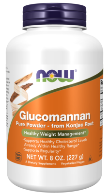 NOW Glucomannan Pure Powder (Глюкоманнан чистый порошок) 227 г