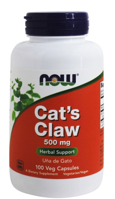 Now Foods Cat's claw (Кошачий коготь) 500 мг 100 капсул