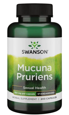 Swanson Mucuna Pruriens Standardized (Мукуна жгучая стандартизированная) 350 мг 200 капсул