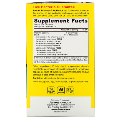 Jarrow Formulas Jarro-Dophilus EPS 5 миллиардов 120 растительных капсул